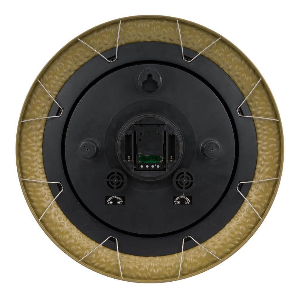 La Crosse Technology 21" Atomic Analog Wall Clock with Temperature & Humidity