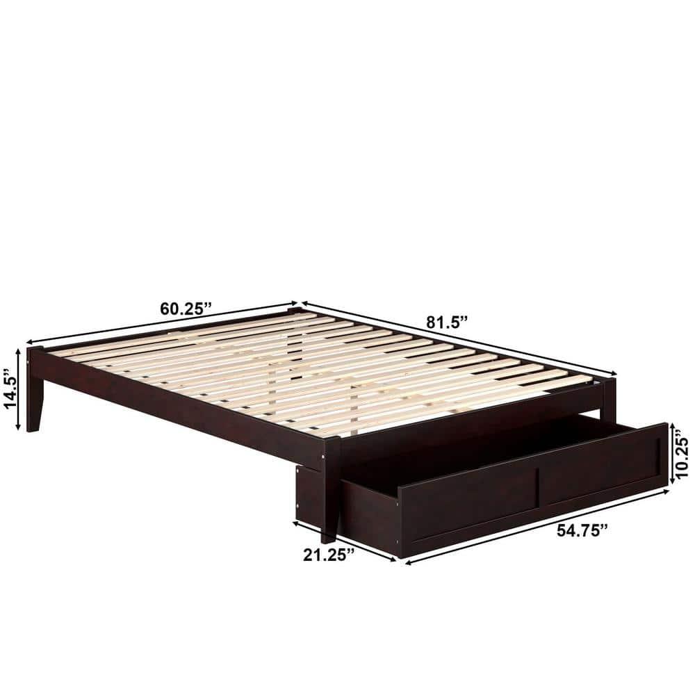 Aayanna Solid Wood Storage Bed