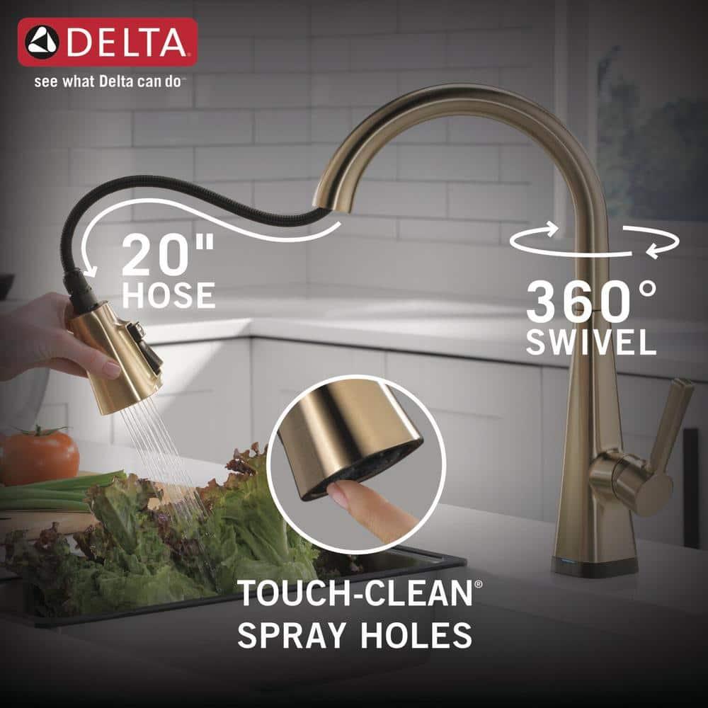 Lenta Pull Down Sprayer Touch Kitchen Sink Faucet, Touch Control Kitchen Faucet