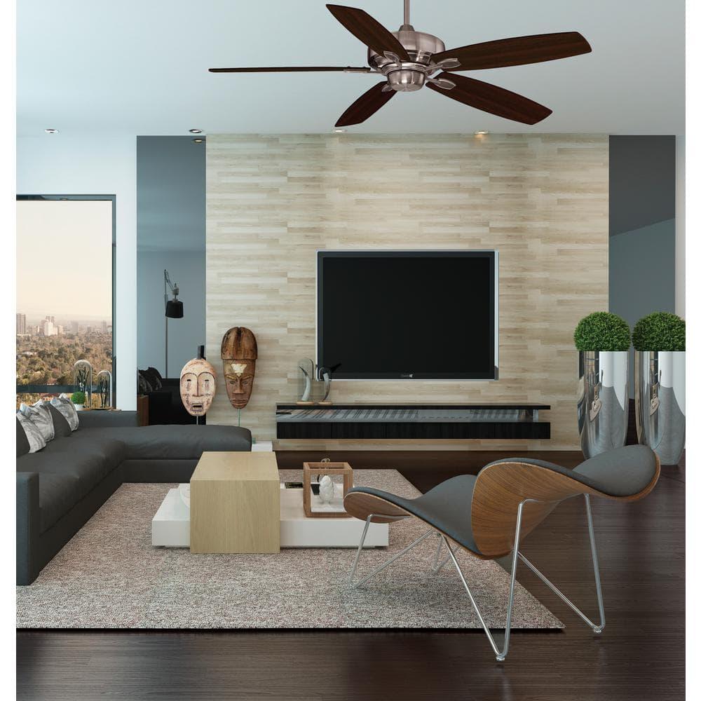 Wind Star 52" Ceiling Fan in Brushed Pewter