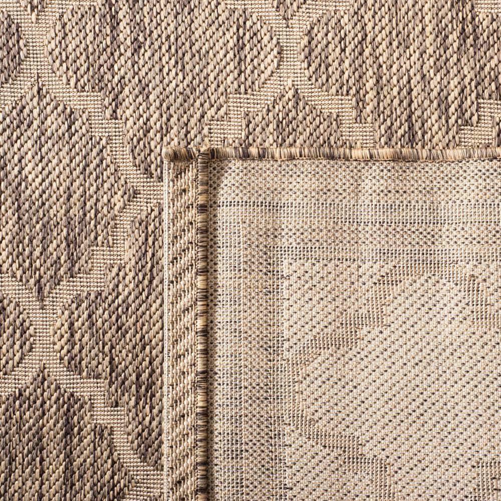 Courtyard CY6918 Power Loomed Indoor/Outdoor Accent Rug - Brown/Bone - 2'x3'7" - Safavieh.