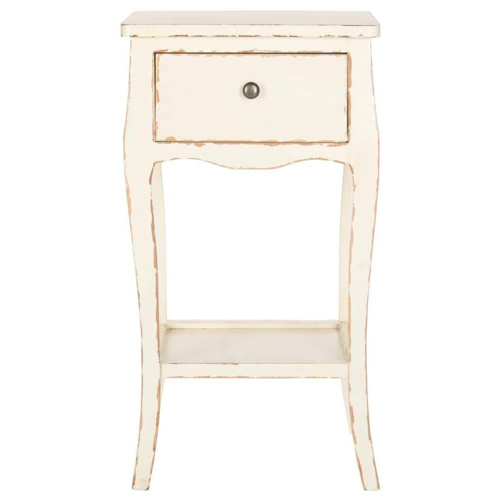 Thelma End Table - Vintage Cream - Safavieh