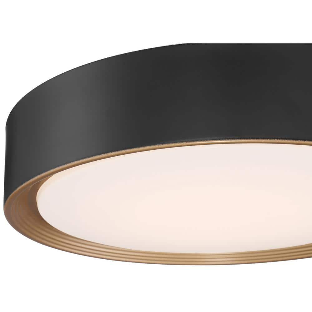 Access Lighting Malaga 1 - Light Flush Mount in  Matte Black