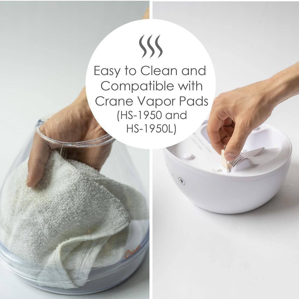 Crane USA Drop 2.0 , 4-in-1 Cool-Mist Humidifier with Aroma Tray & Sound Machine