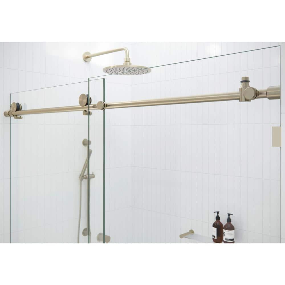 Eclipse 44 - 48 in. x 78 in. Fully Frameless Sliding Shower Door