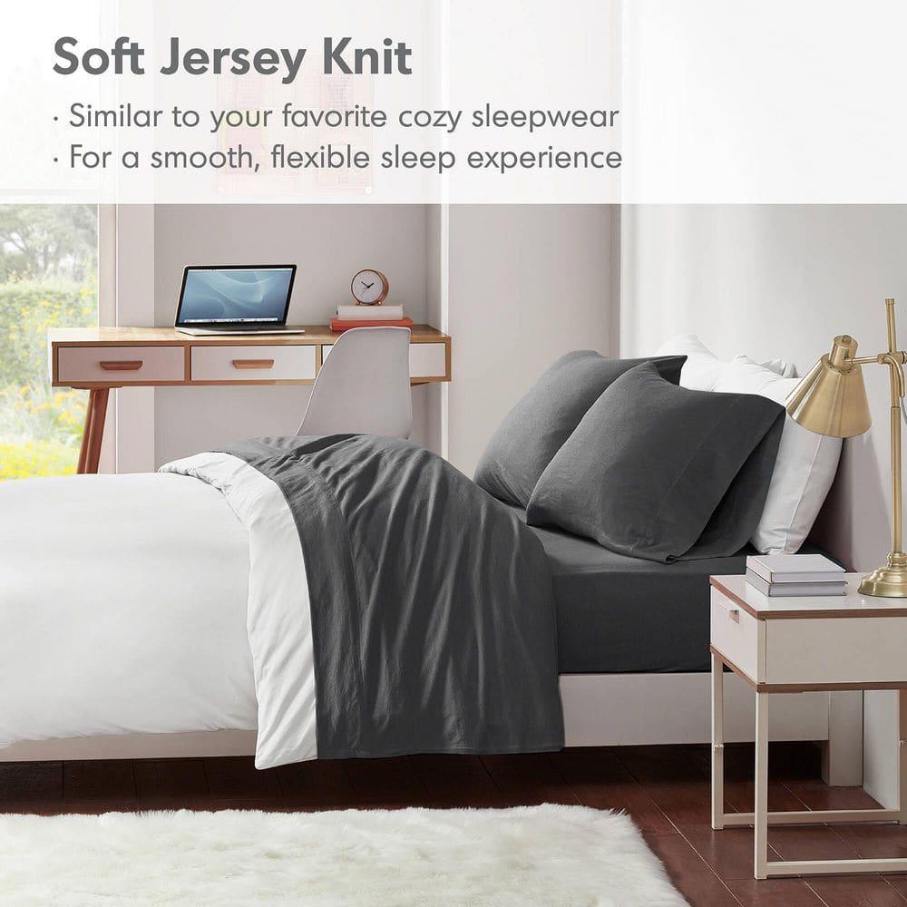 Cotton Blend Jersey Knit All Season Sheet Set