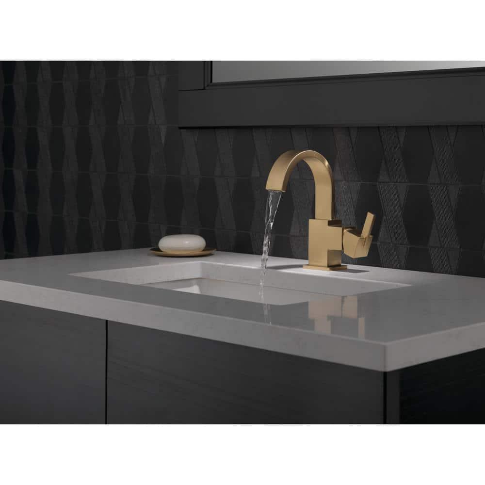 Vero Single Hole Bathroom Faucet with Drain Assembly, Single Handle Bathroom Sink Faucet