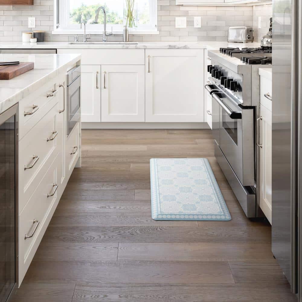 Martha Stewart MARTHA STEWART Comfort Anti Fatigue Strie Medallion Kitchen Mat 19.6”x39”