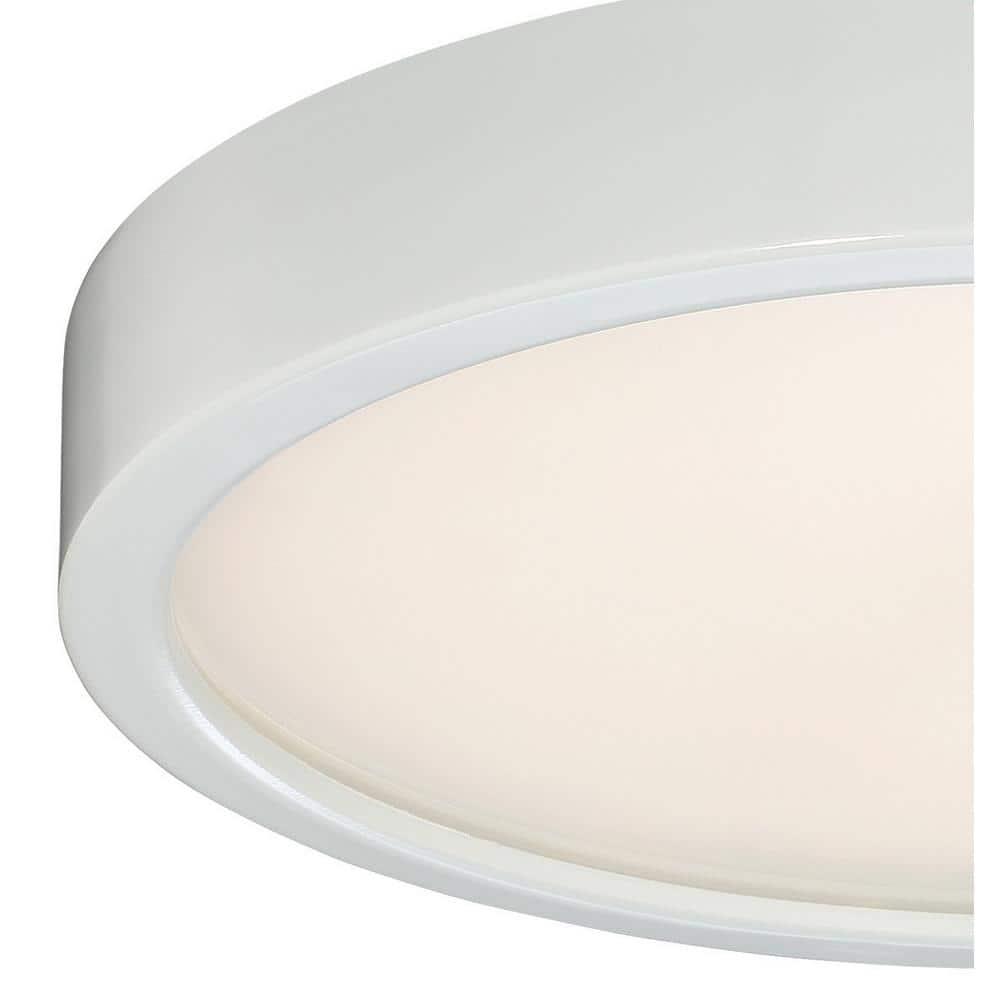 Hilmar Glass LED Flush Mount