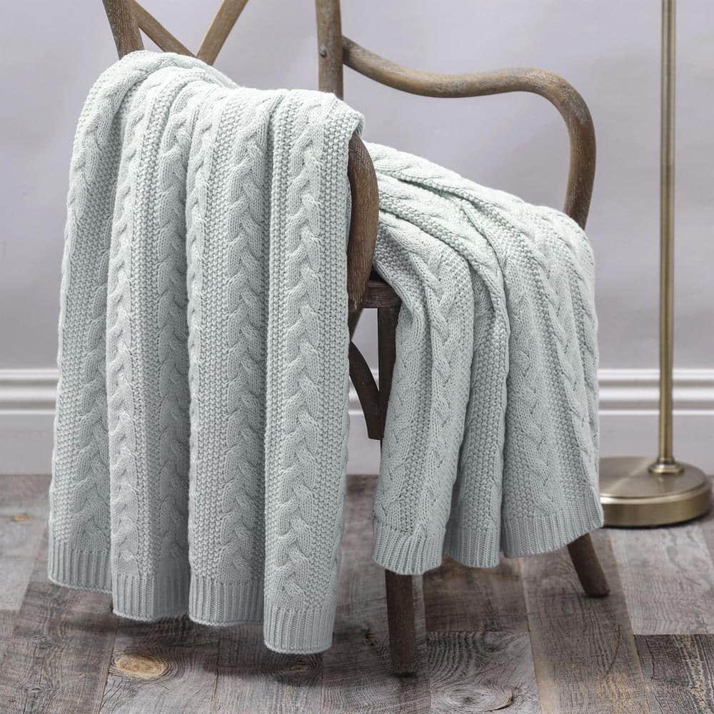 Allied Home Cable Knit Throw Blanket