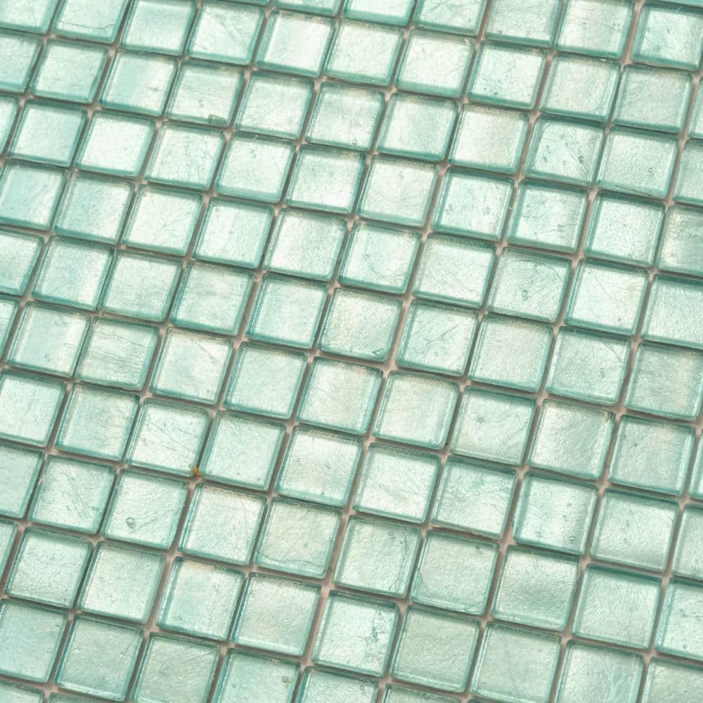 Skosh 0.6" x 0.6" Glass Grid Mosaic Wall & Floor Tile