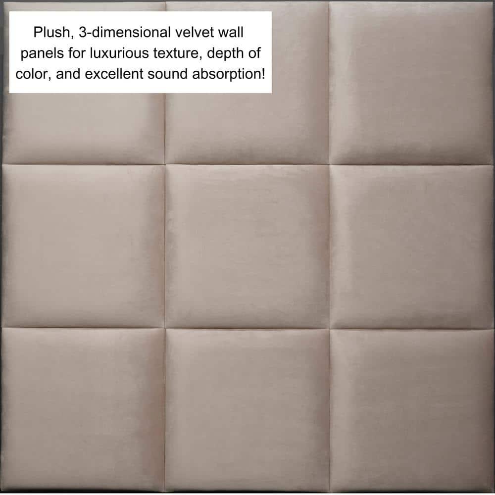 Wall!Supply Luxury Velvet Textile (Set of 2)