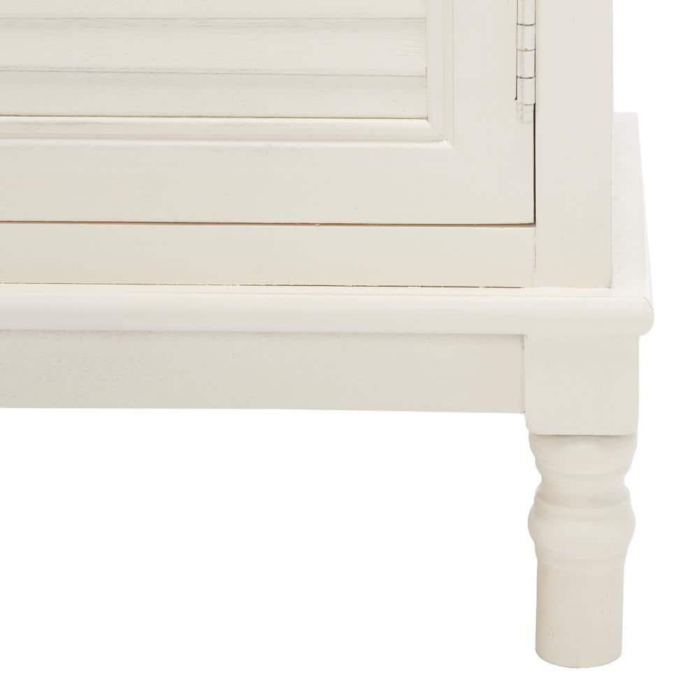 SAFAVIEH Tate 2-Drawer 2-Door Sideboard Distressed / White