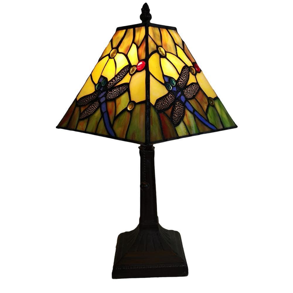 Amora Lighting Tiffany Metal Table Lamp