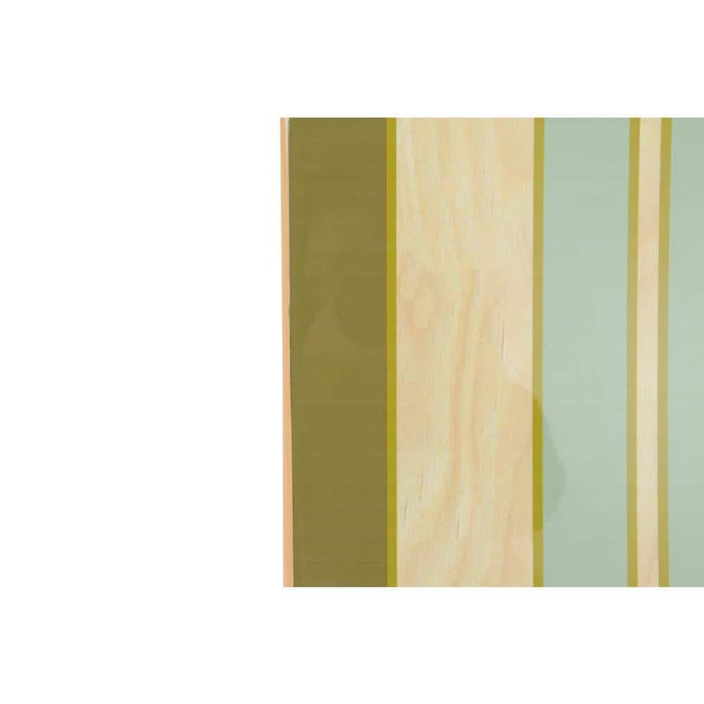 Storied Home Lacquered Wood Surfboard Wall Decor: Modern Beachfront Style, Hangs Vertically or Horizontally