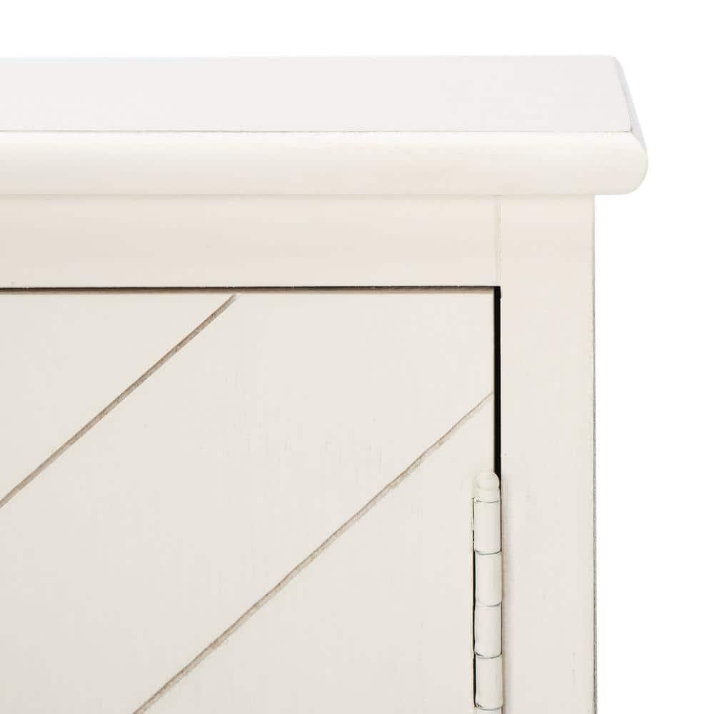 Peyton 2 Door Sideboard - Distressed White - Safavieh