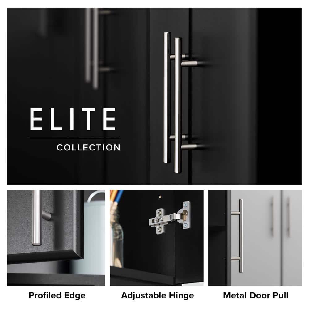 32" Elite Storage Cabinet Black - Prepac