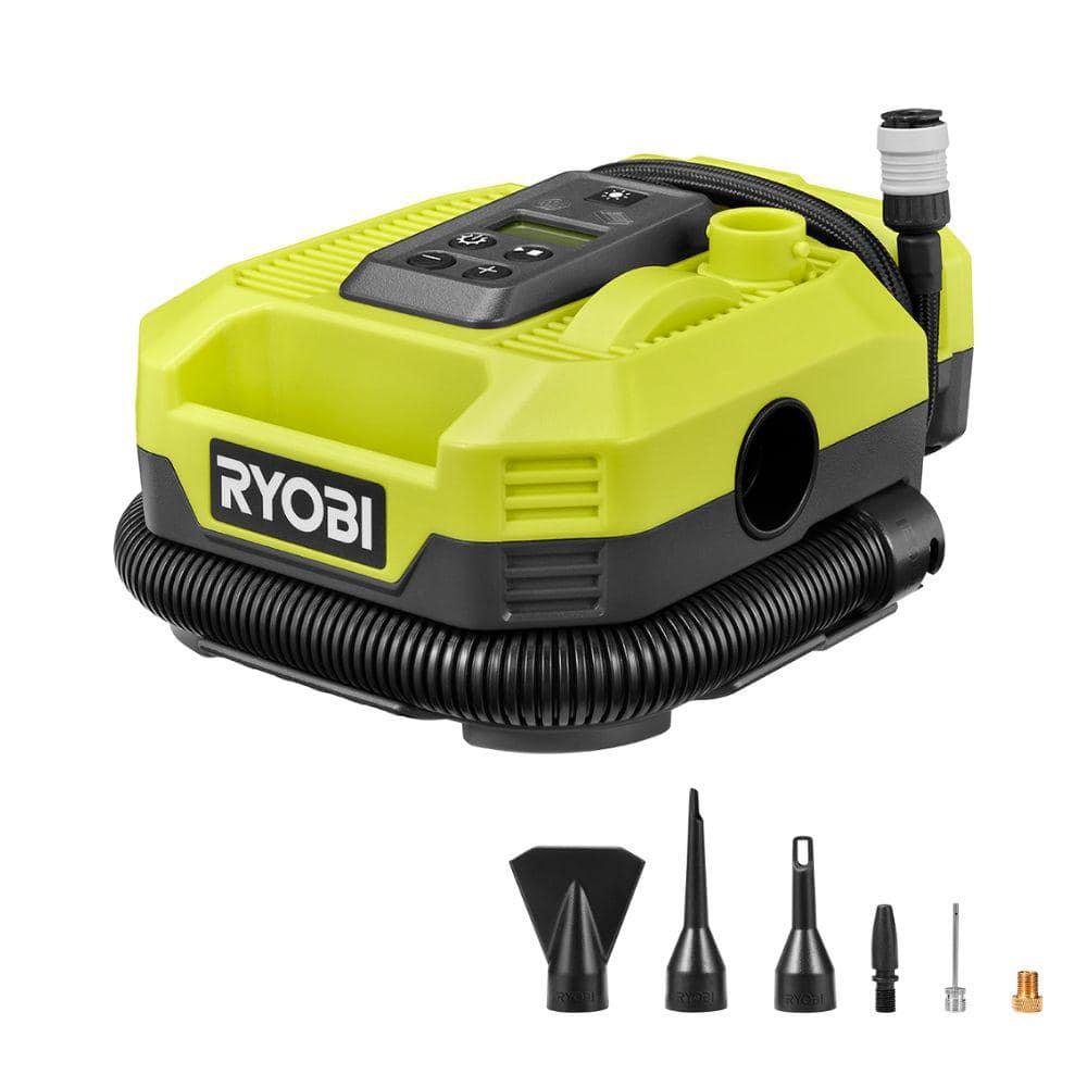 Ryobi 18V ONE+ DUAL FUNCTION DIGITAL Inflator/Deflator, PCL031B