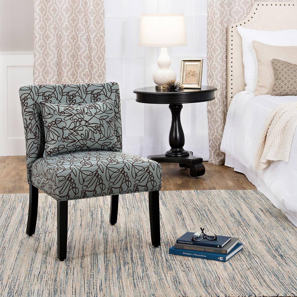 Parker Accent Chair with Pillow - HomePop