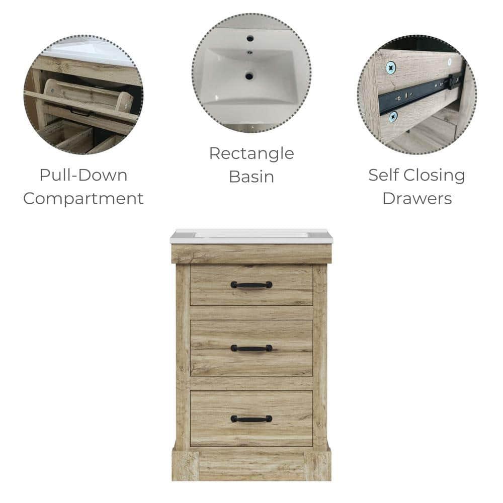 Teamson Home Stratford 22.25" x 24" 2-Door Removable Wall Cabinet, White