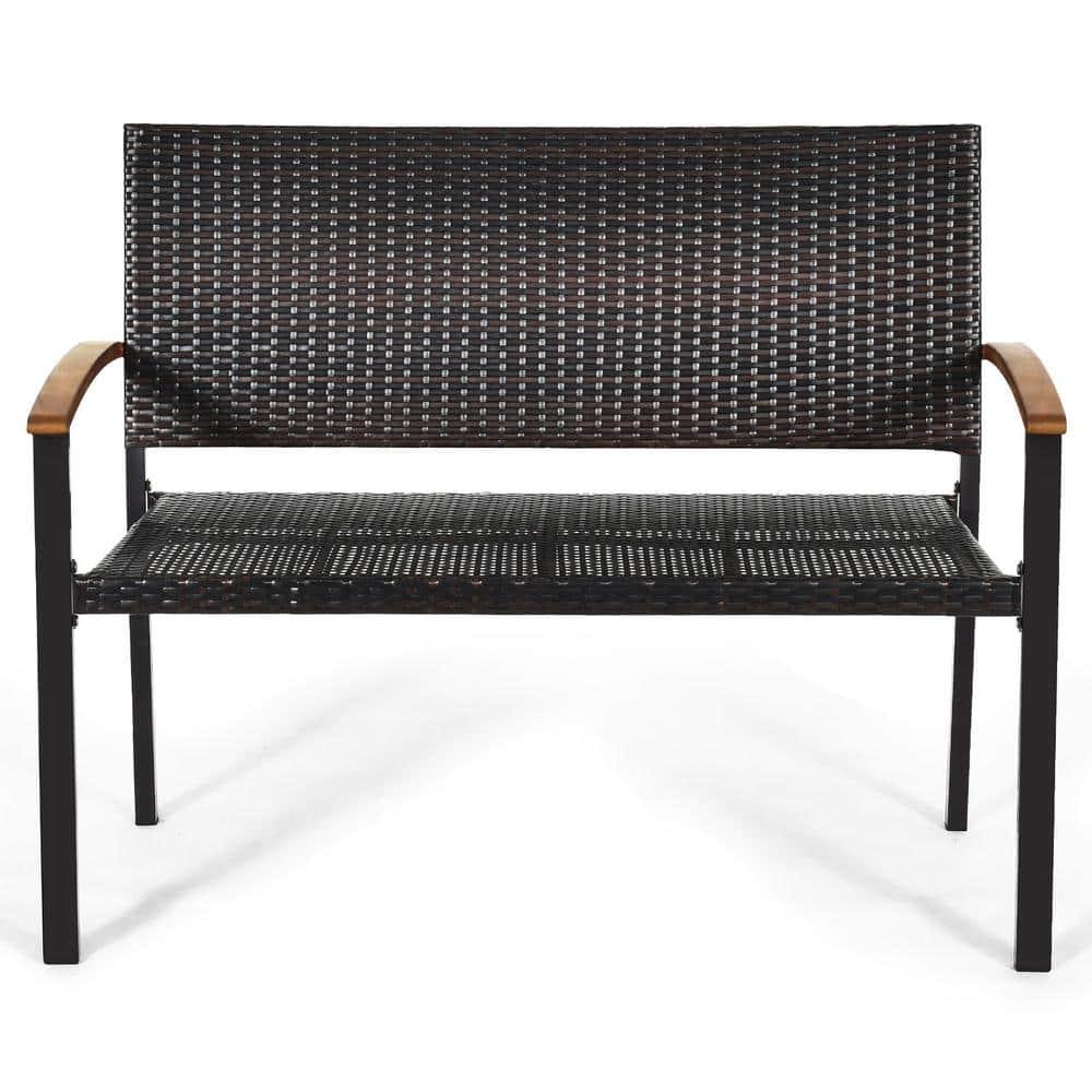Red Barrel Studio® Alisanne Steel Outdoor Bench