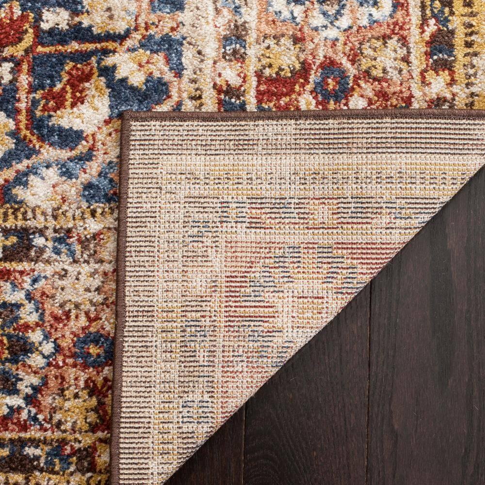 Bijar BIJ652 Power Loomed Indoor Runner Rug - Brown/Rust - 2'3"x6' - Safavieh