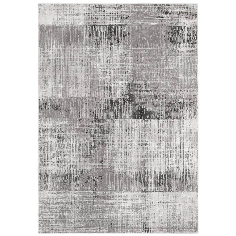 Craft CFT874 Loomed Indoor Area Rug - Grey/Dark Grey - 6'7"x9' - Safavieh