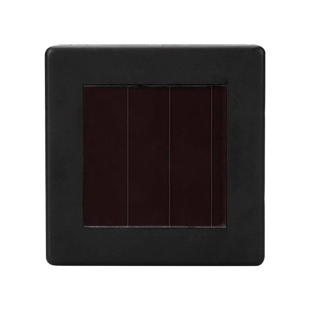 Techko Solar Square Bollard Pathway Lights – Small (4-Pack) (Set of 4)