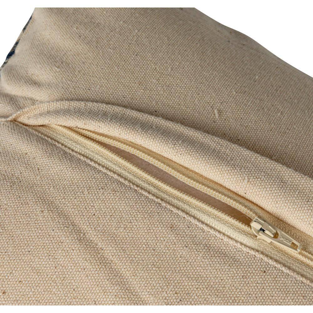 Creative Co-Op Long Patterned Cotton Lumbar Pillow