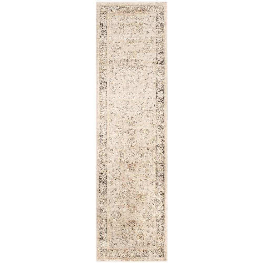 Vintage VTG117 Power Loomed Runner Rug - Stone - 2'2"x16' - Safavieh.
