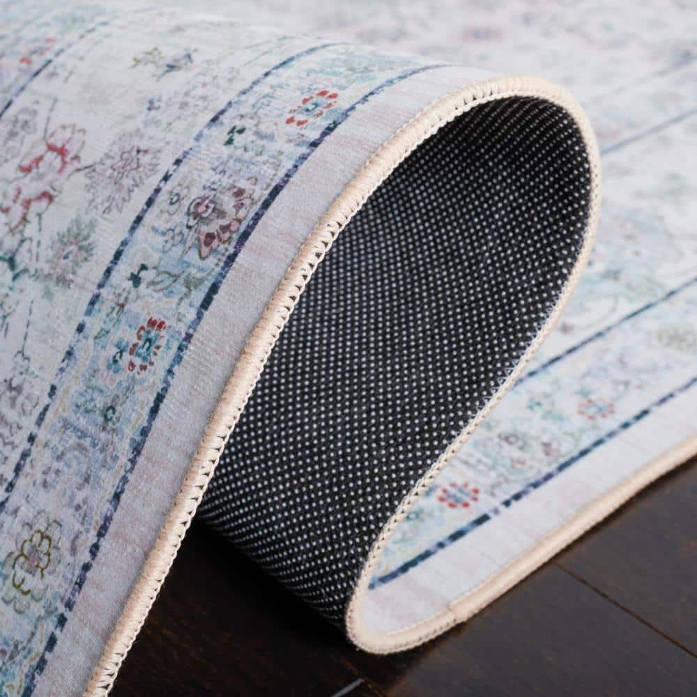 Tucson TSN165 Power Loomed Machine Washable Area Rug - Beige/Green - 8'9"x11'9" - Safavieh.