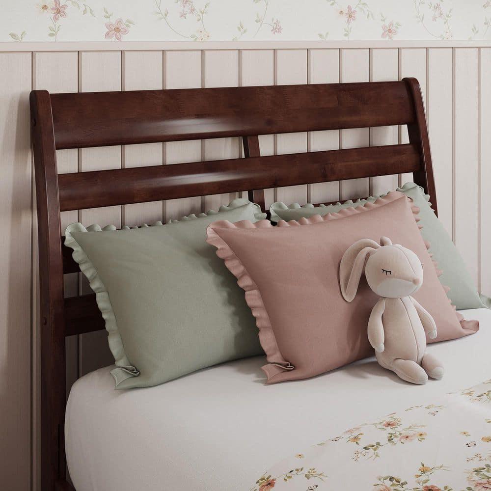 AFI Furnishings Savannah Twin Solid Wood Headboard with Attachable Charger in White