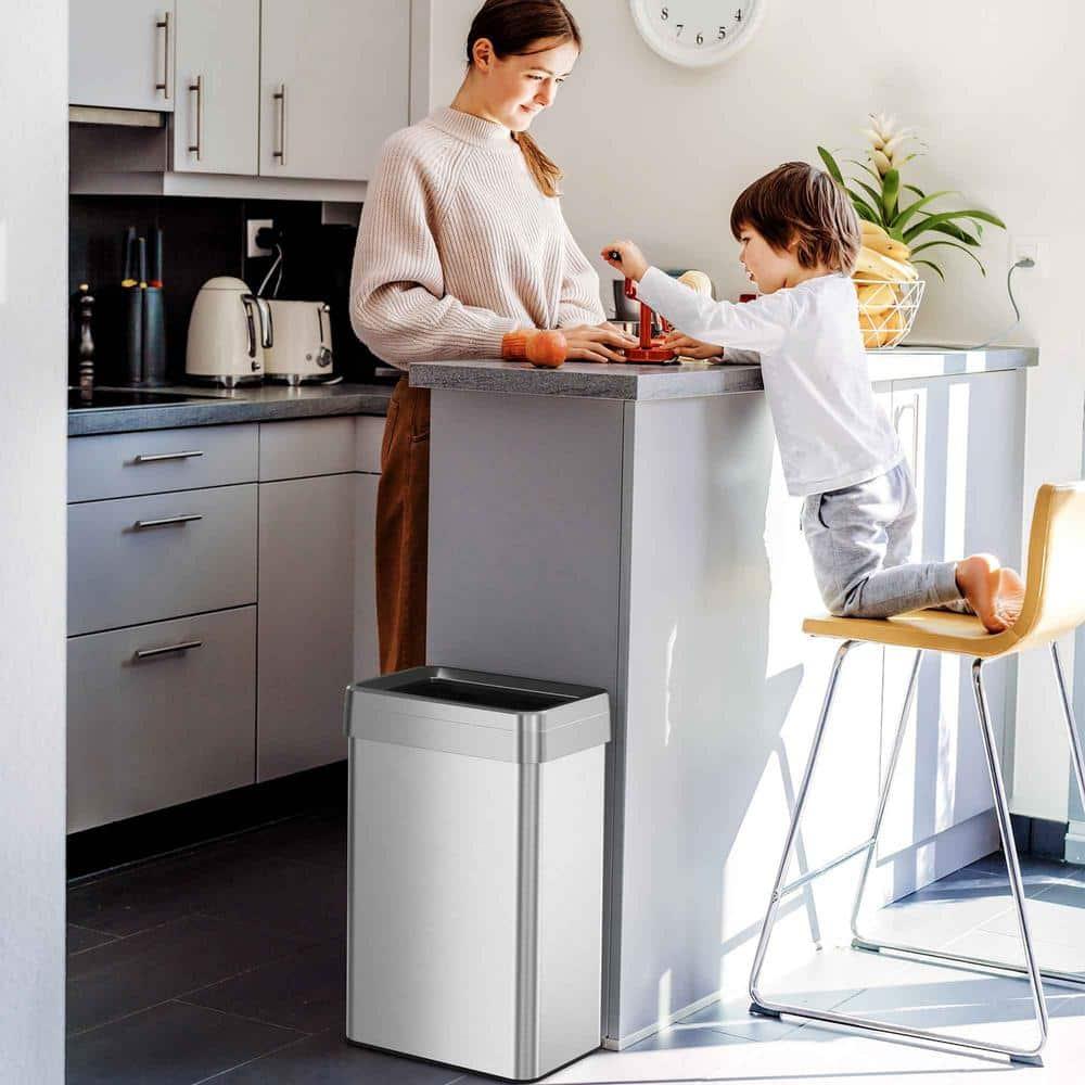 Deodorizer Stainless Steel Trash Can