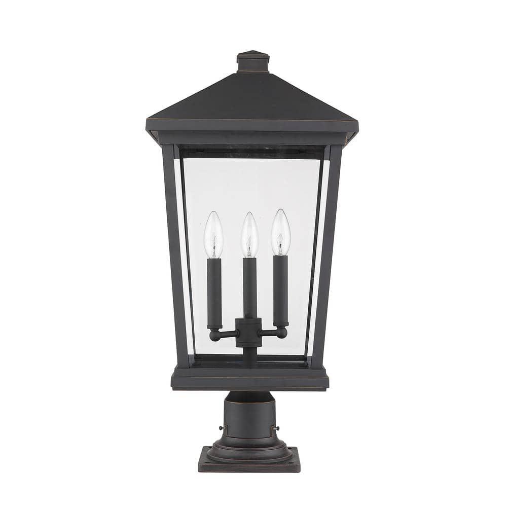 Z-Lite Portland 1 - Light Lantern in  Oil Rubbed Bronze