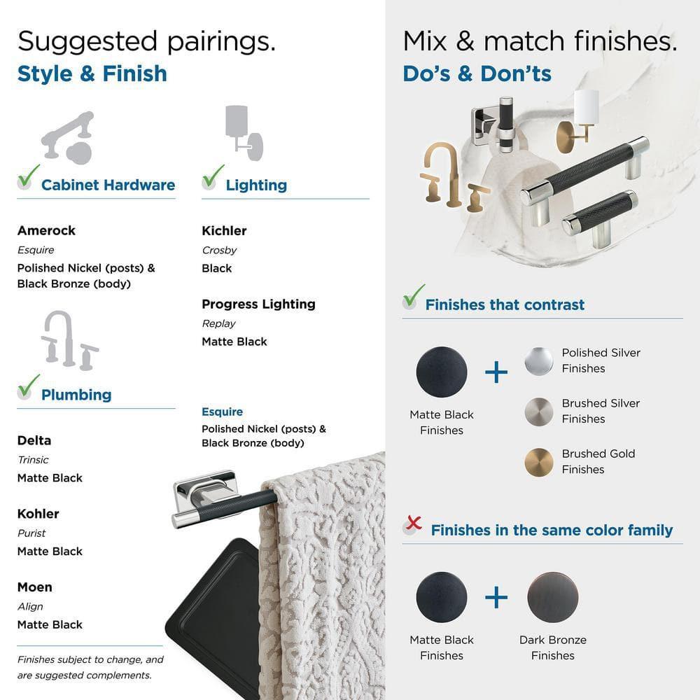 Esquire 22.68" Wall Mounted Towel Bar