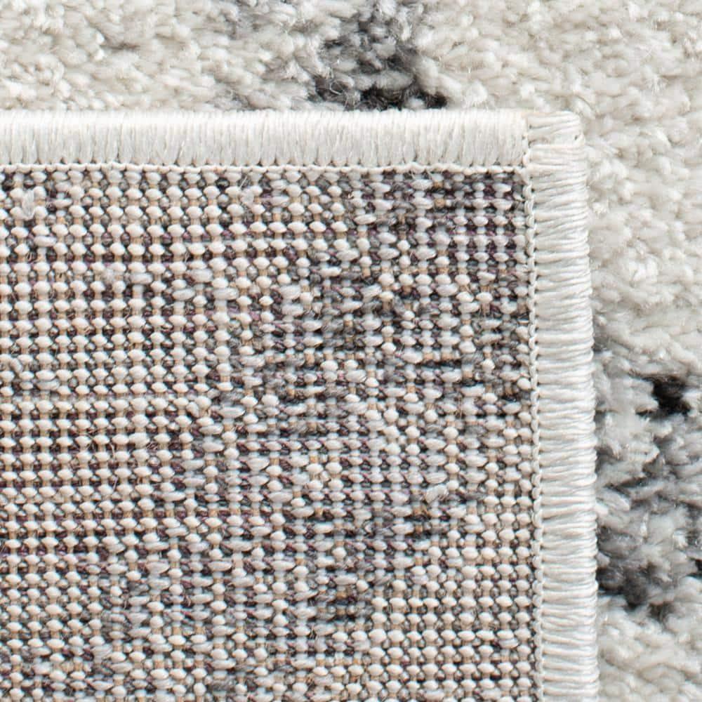 Adirondack ADR253 Machine Made Indoor Area Rug - Ivory/Grey - 5'-1"x7'-6" - Safavieh