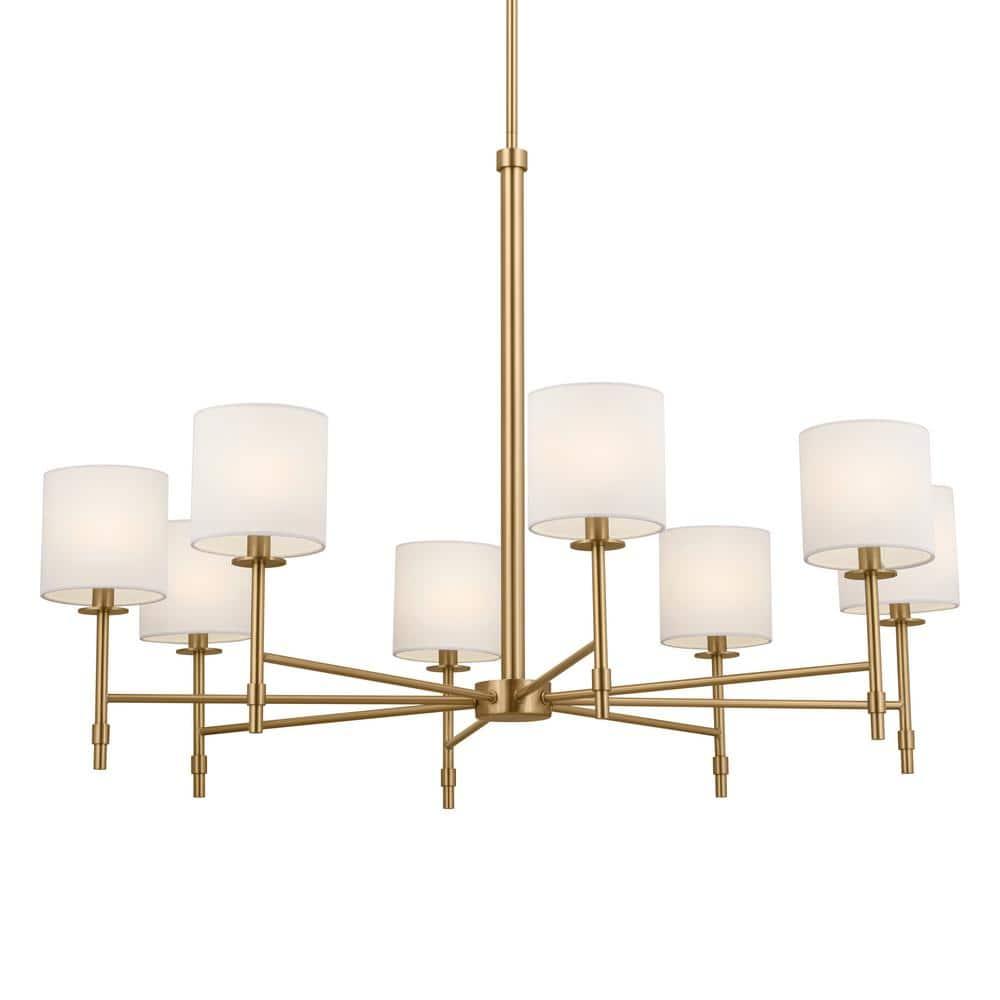 Kichler Lighting Ali 8 - Light Chandelier in  Brushed Natural Brass
