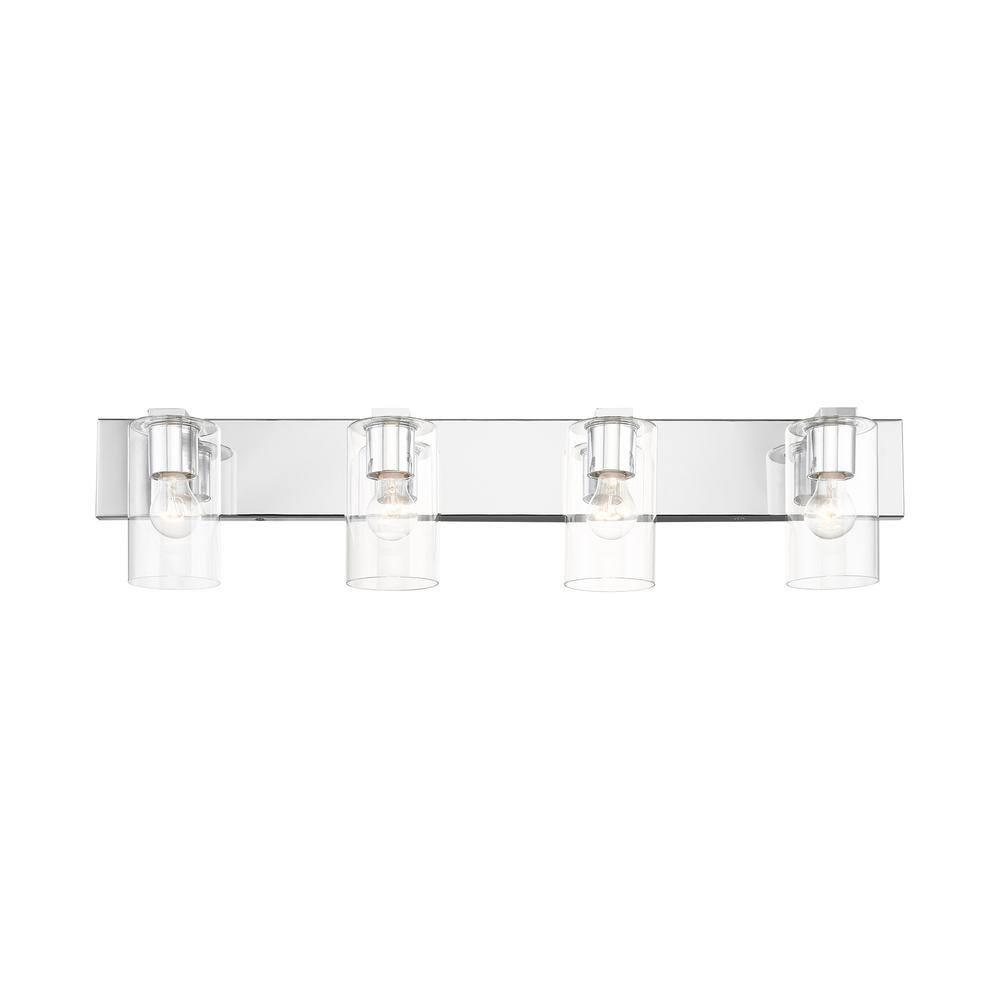 Livex Lighting Zurich 4 - Light Vanity in  Polished Chrome
