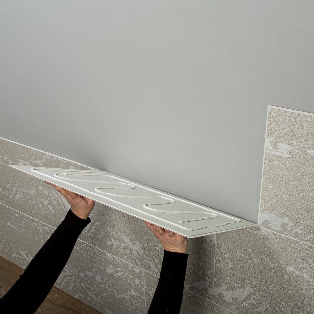 Palisade 25.6 in. x 14.8 in. Interlocking Vinyl Waterproof Wall Tiles