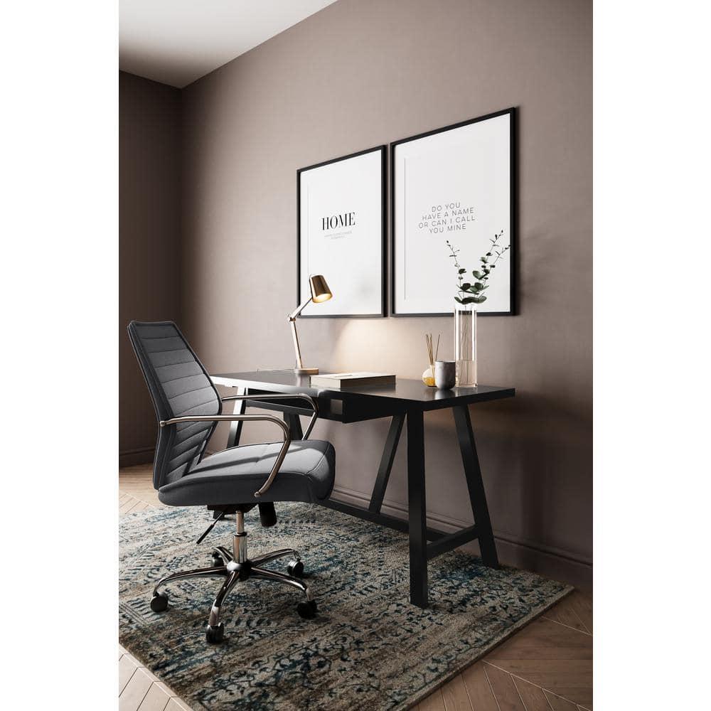 Simpli Home Dylan Solid Wood Writing Desk
