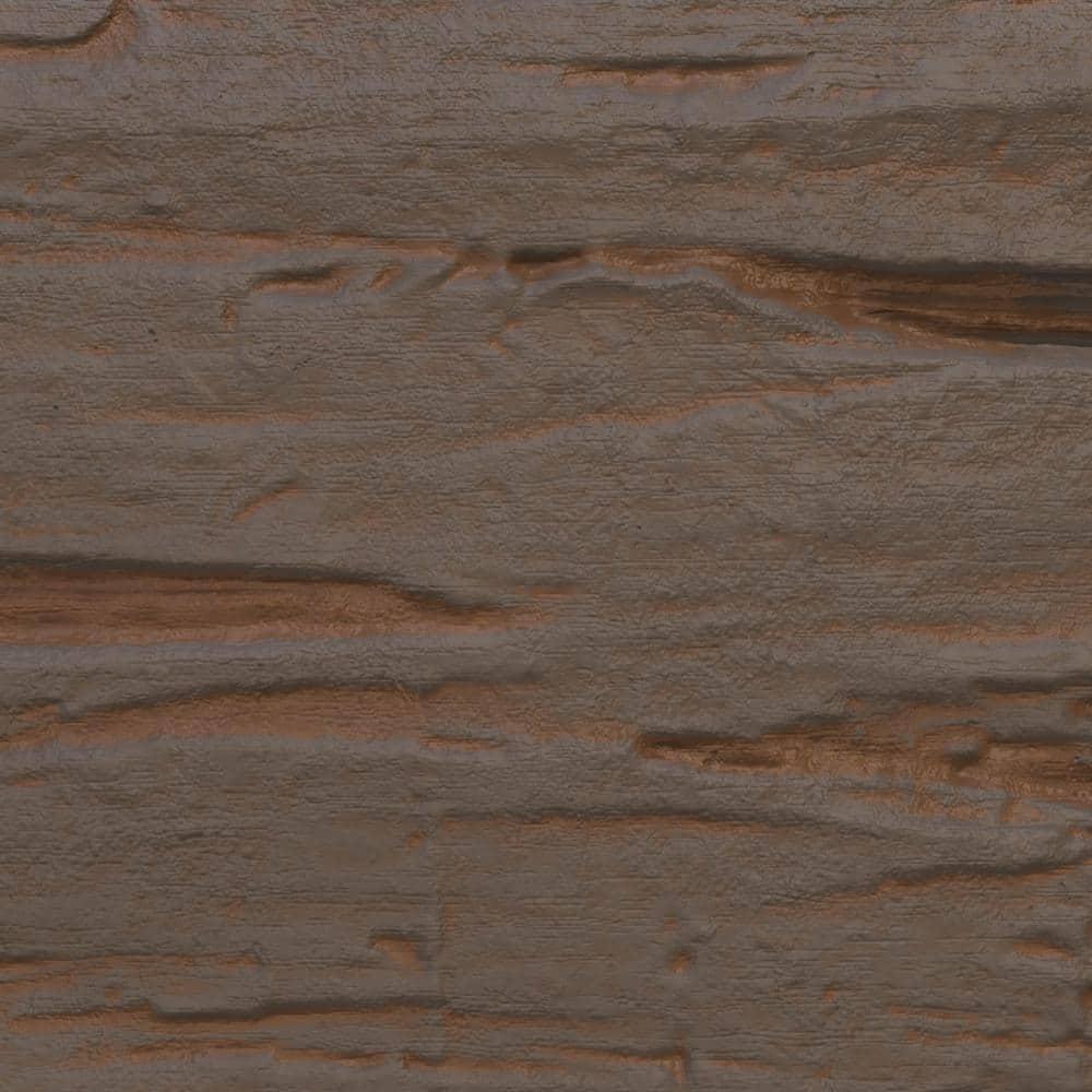 Ekena Millwork Hand Hewn Timberthane Faux Wood 3-Sided Ceiling Beam (U-beam)