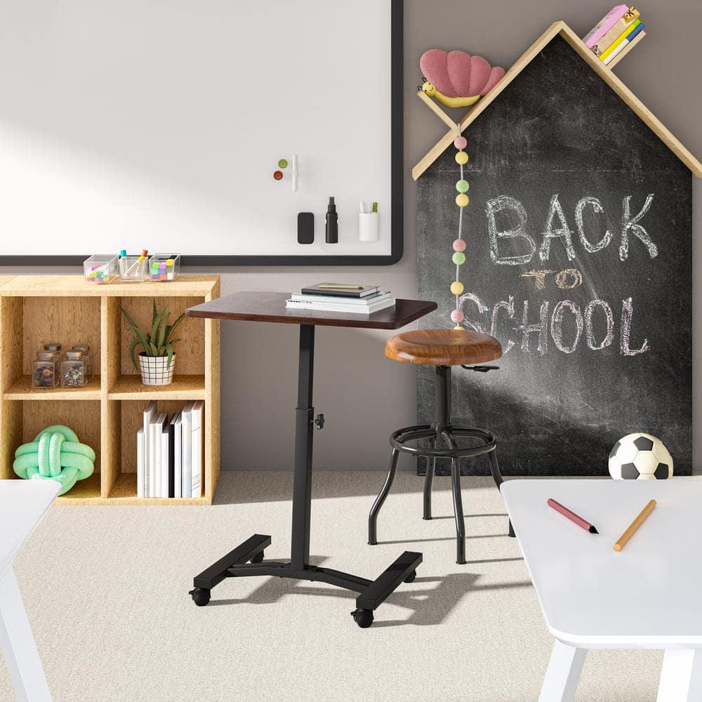 Seville Classics AIRLIFT® 24'' W Rolling Desk or Stand with Wheels & Reviews | Wayfair