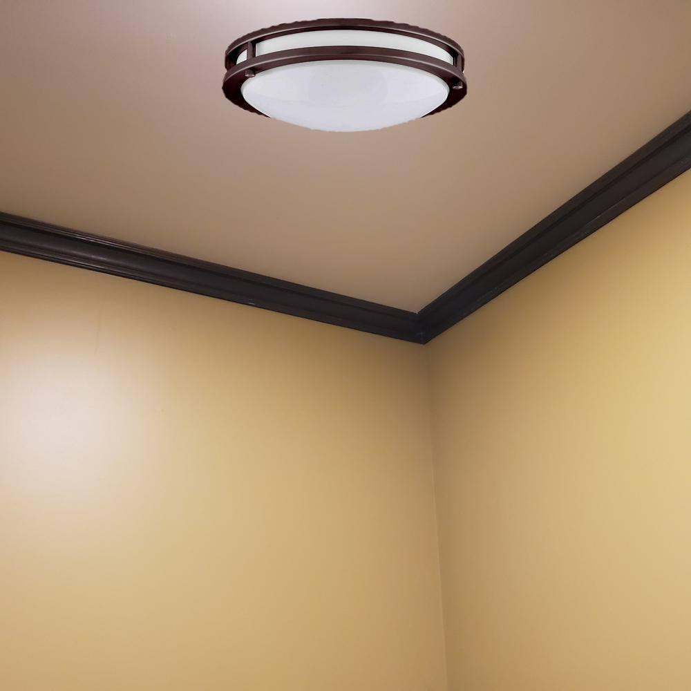 Amax Lighting LED Ceiling Fixtures LED-JR00 LED Two Ring Flush Mount Ceiling Fixture