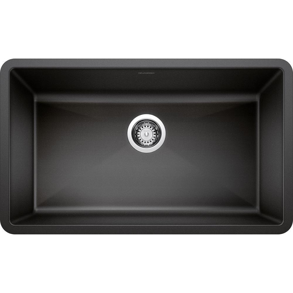 Precis SILGRANIT 32" L X 19" W Super Single Undermount Kitchen SInk