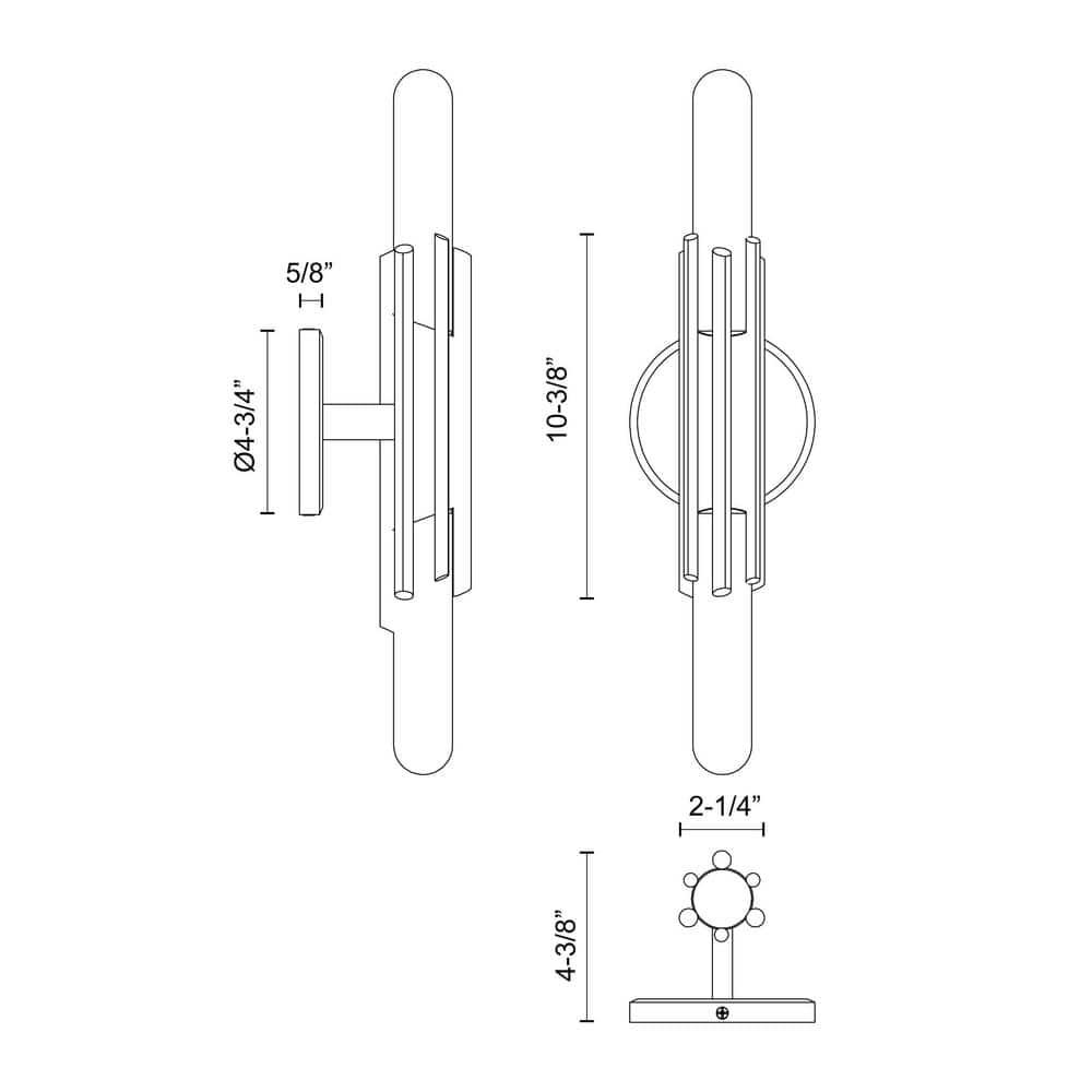 Alora Lighting Torres 2 - Light Vanity Light