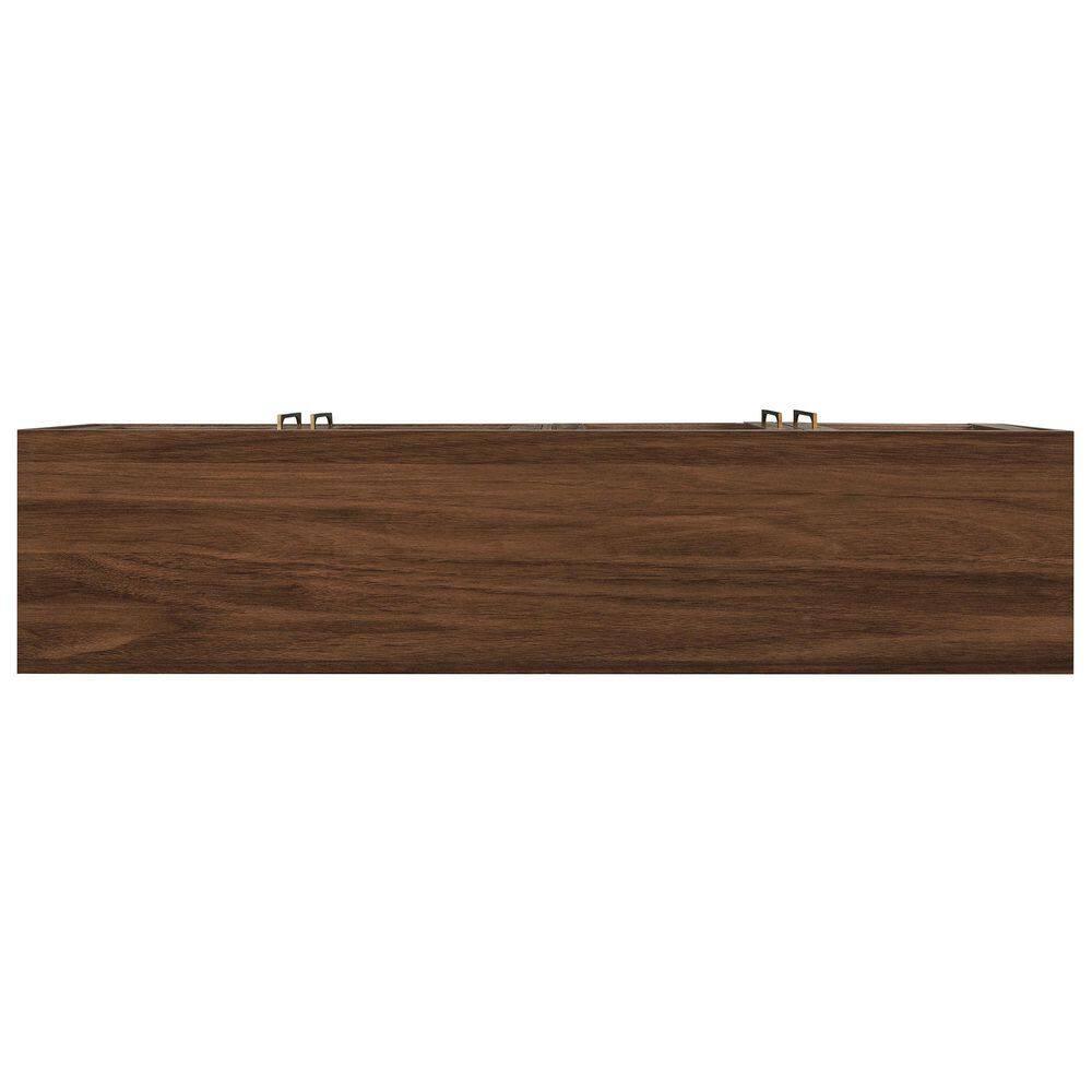 Evelyn&Zoe Quincy Rectangular TV Stand for TV's up to 80", Walnut