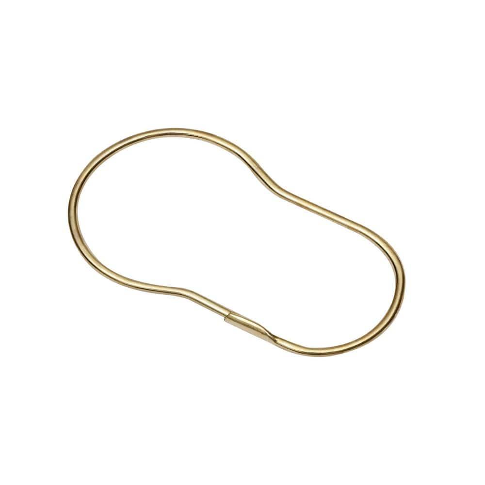 Utopia Alley Utopia Alley Rustproof Fixed Mount Single Curved Shower Rod, Aluminum, adjustable from 45" to 72" Wide