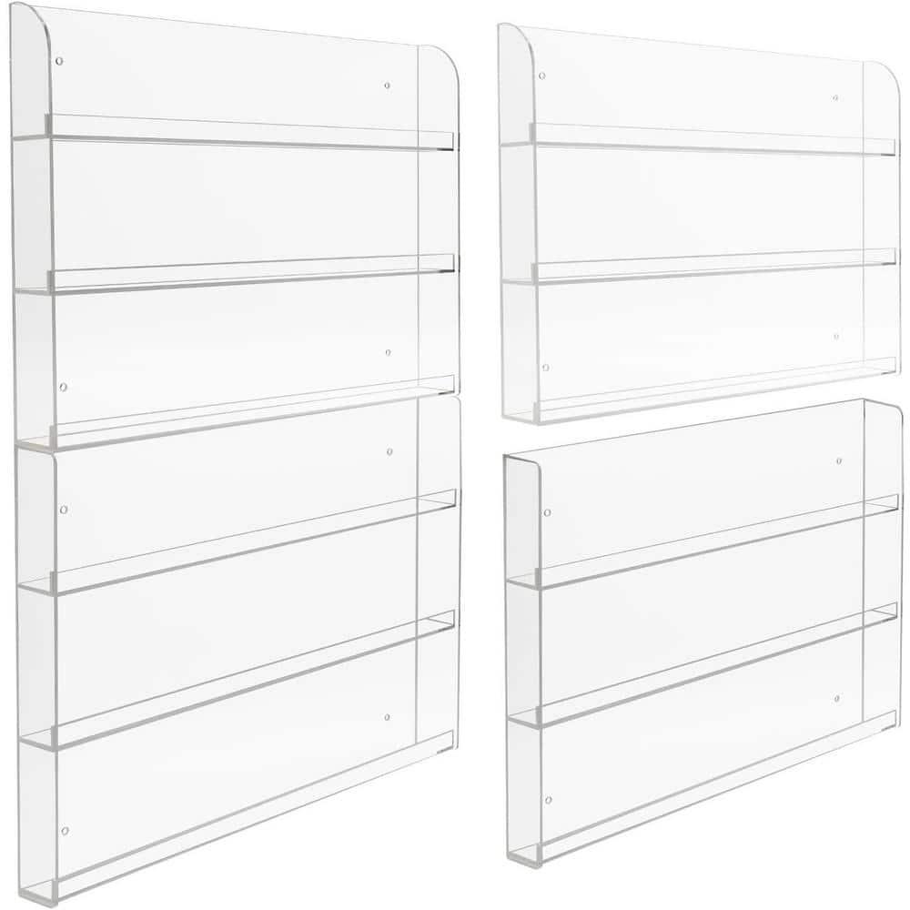 Sorbus Sorbus 6-Tier Acrylic Nail Polish Wall Rack Display