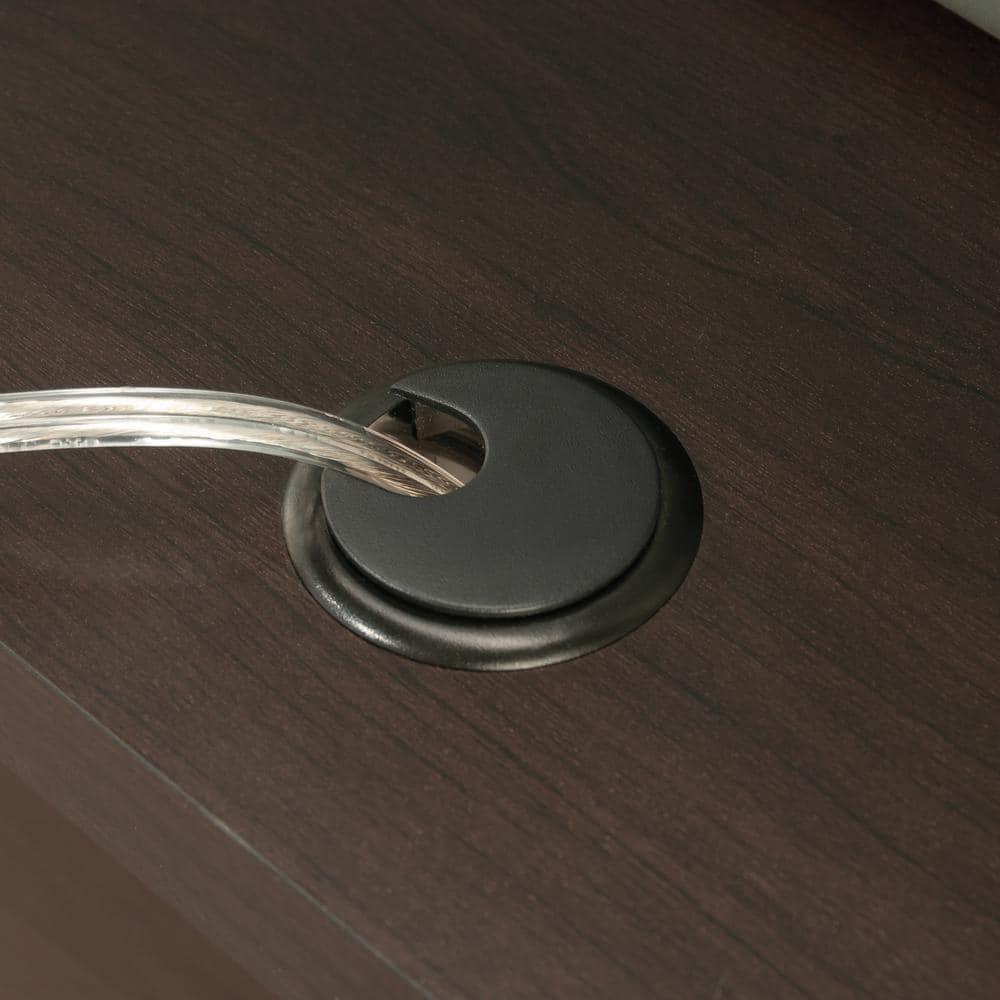 Sauder Summit Station L Desk Cinnamon Cherry