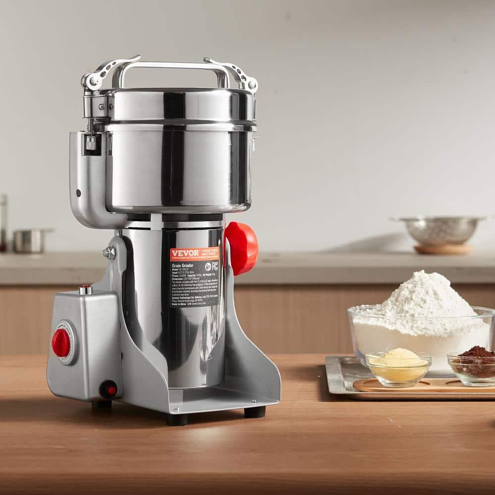 VEVOR 1000g Commercial Spice Grinder Electric Grain Mill Grinder High Speed